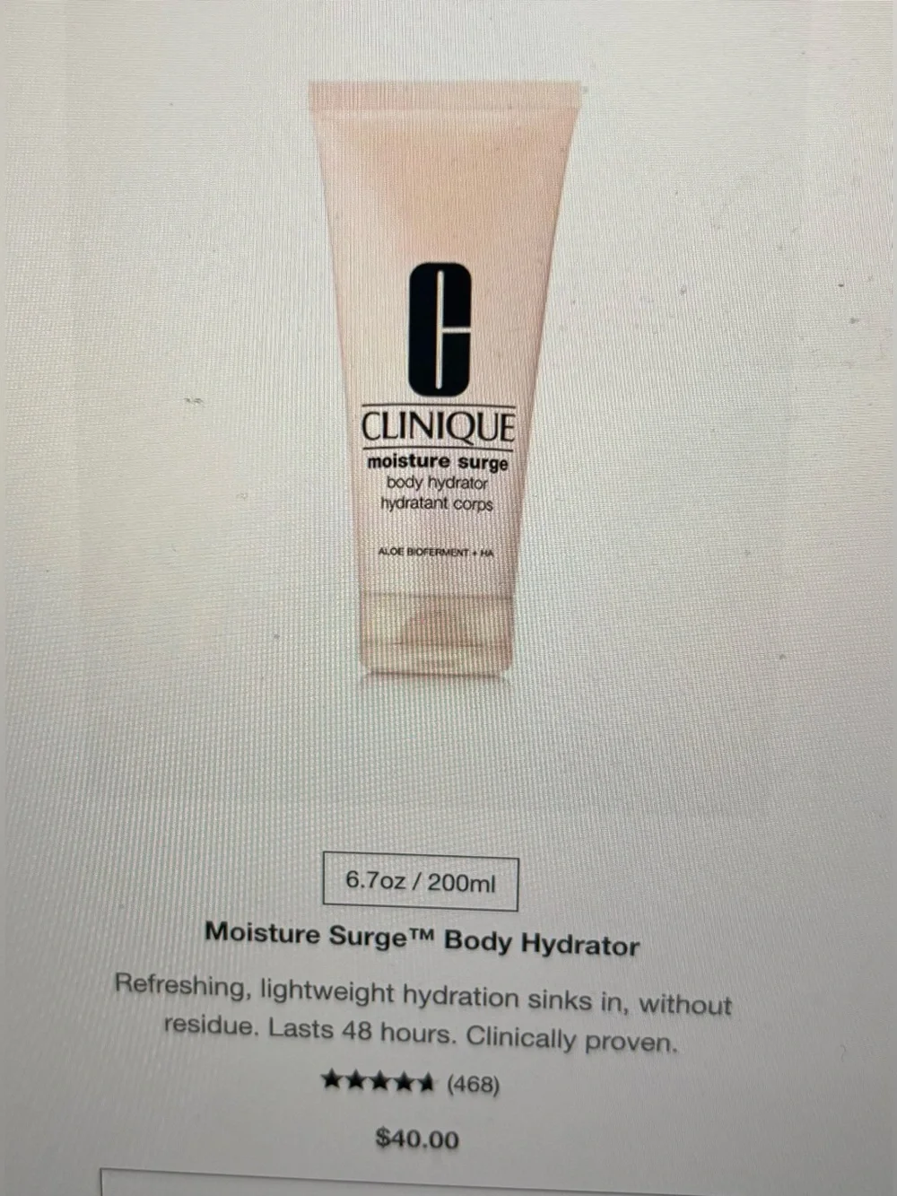 Clinique bundle of Moisture Surge products